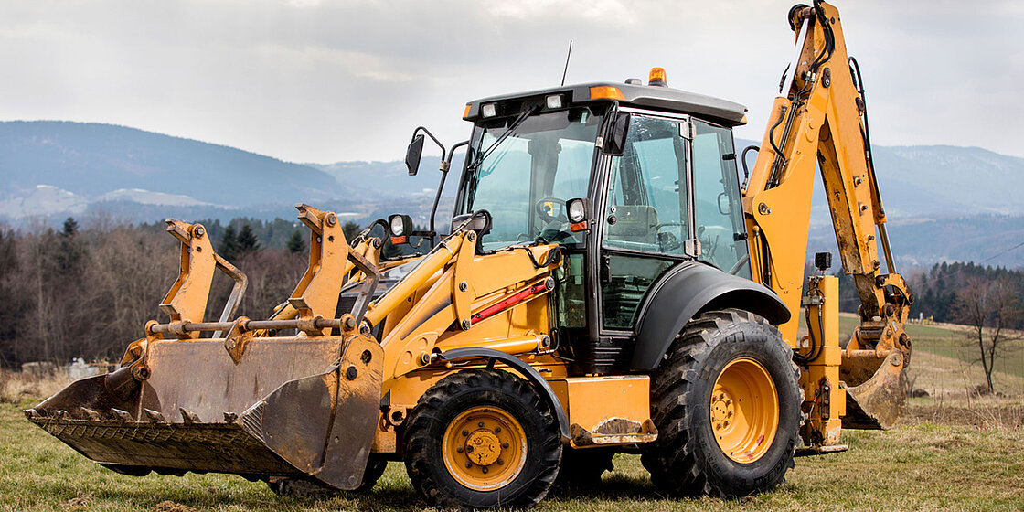 Baumaschine Trösch Autoglas